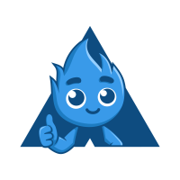 Mascot Over the A_PNG Transparent